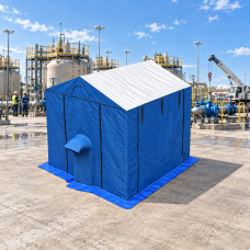 Палатка сварщика МногоТентов нефтяник 2x2,5x2,4 м. (Ткань ТОнМВО.ткань ПВХ).