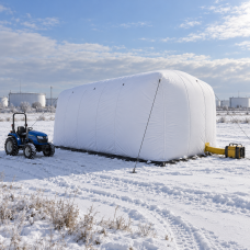 Бескаркасная тент-палатка «многотентов» 10x5x4 м.
