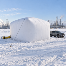 Бескаркасная тент-палатка «многотентов» 12x6x5 м.