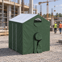 Палатка сварщика "МногоТентов"  (ПС-1) 2x2 м. (Стены брезент ОП/крыша ткань ПВХ).